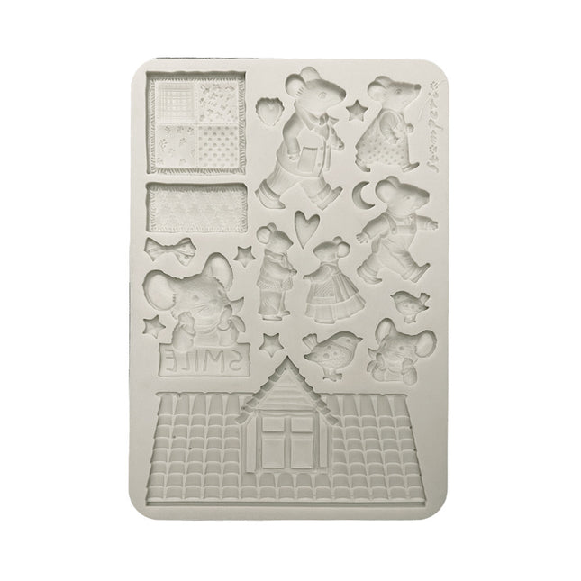 Silicon mould A5 - Family mice