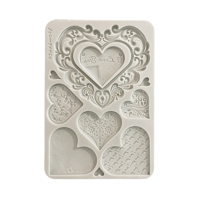 Silicon mould A5 - Family hearts