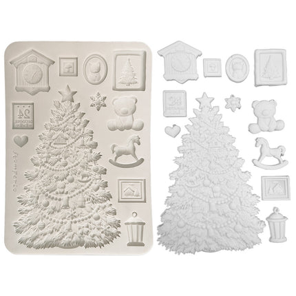 Silicon mould Designs A5 for Art and Craft - Christmas tree
