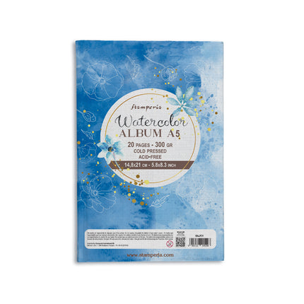 Watercolor album A5 - 20 pages