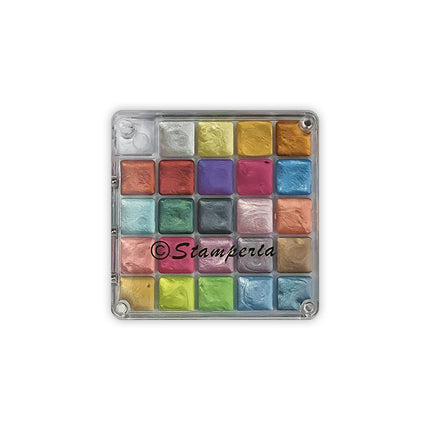Metallic water colours paints set -  24 Colors