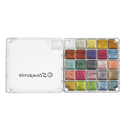 Metallic water colours paints set -  24 Colors