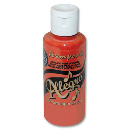 Allegro paint 59 ml.warm red