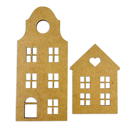Crafty shapes: Houses