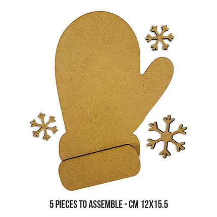 Crafty shapes: Gloves and snowflakes