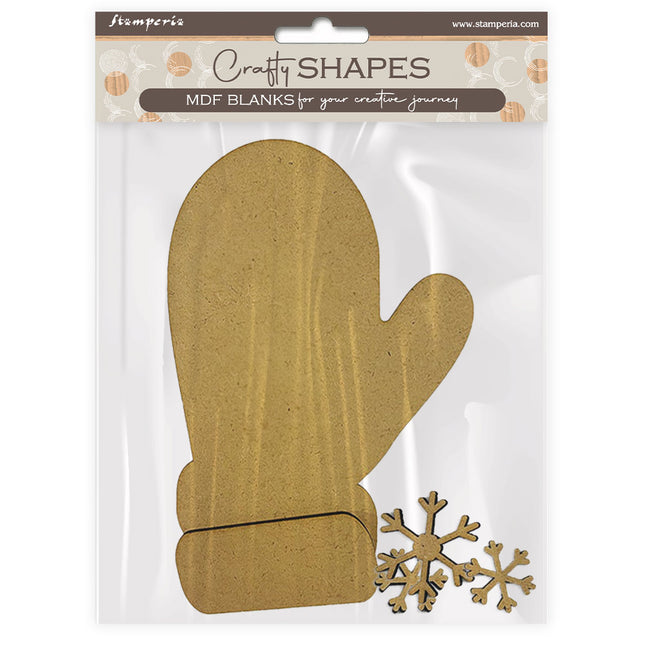 Crafty shapes: Gloves and snowflakes