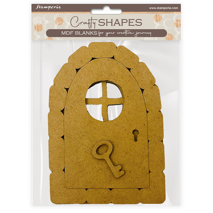 Crafty shapes: Hidden Grove door