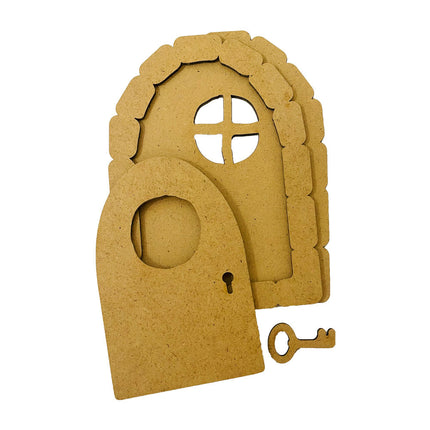 Crafty shapes: Hidden Grove door