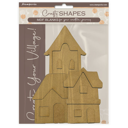 Crafty shapes: Silent Sea House landscape