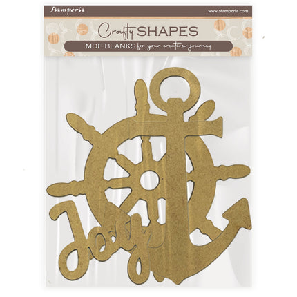 Crafty shapes: Silent Sea anchor and rudder