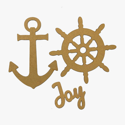 Crafty shapes: Silent Sea anchor and rudder