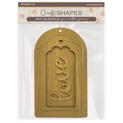 Crafty shapes: Timeless tag