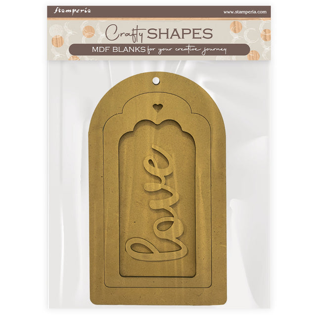 Crafty shapes: Timeless tag