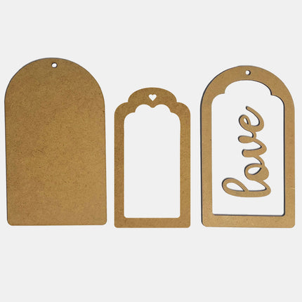 Crafty shapes: Timeless tag