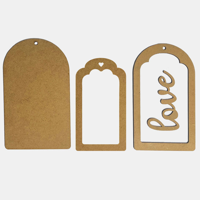 Crafty shapes: Timeless tag