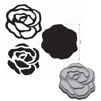 Crafty shapes: Venice City of Art roses
