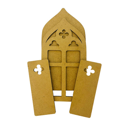 Crafty shapes: Venice City of Art window