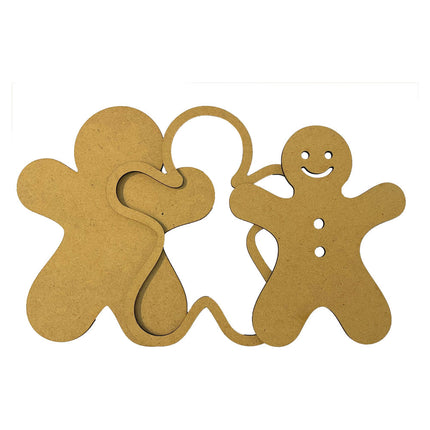 Crafty shapes: Candy Christmas gingerbreads