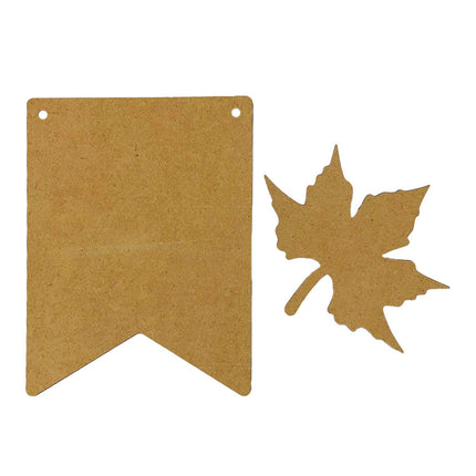 Crafty shapes: Whispering woods leaf