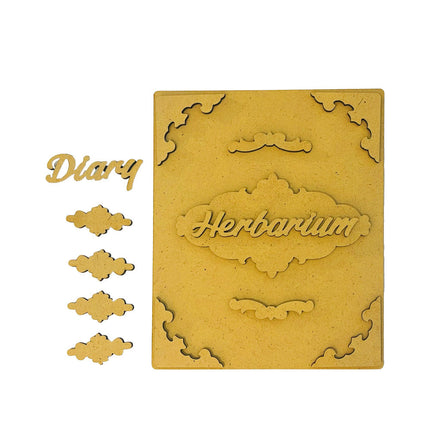 Crafty shapes: Herbarium Silvae diary cover