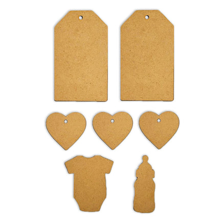 Crafty shapes: Baby plates