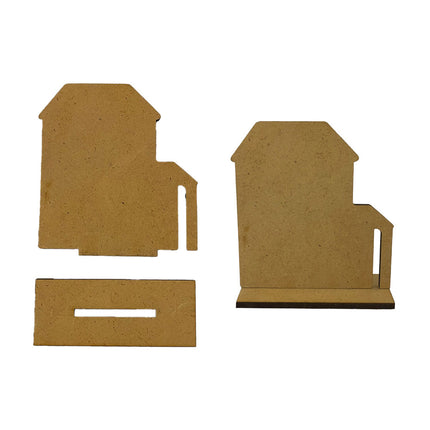 Crafty shapes: Silent Sea place card