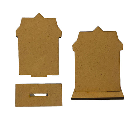 Crafty shapes: Silent Sea place card