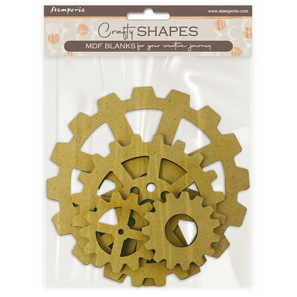 Decorative Crafty Shapes for Art and Craft Gardens of Time gears