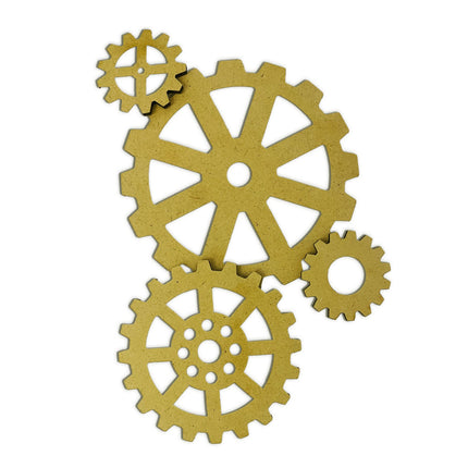 Decorative Crafty Shapes for Art and Craft Gardens of Time gears