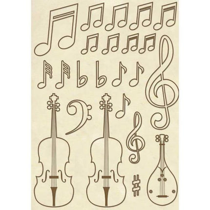 Wooden frames A5 size - Violins