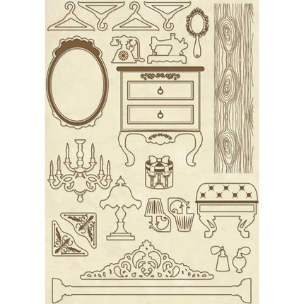 Wooden frame A5 - Furniture items