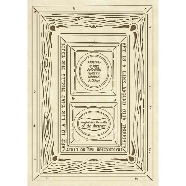 Wooden shape A5 Frames