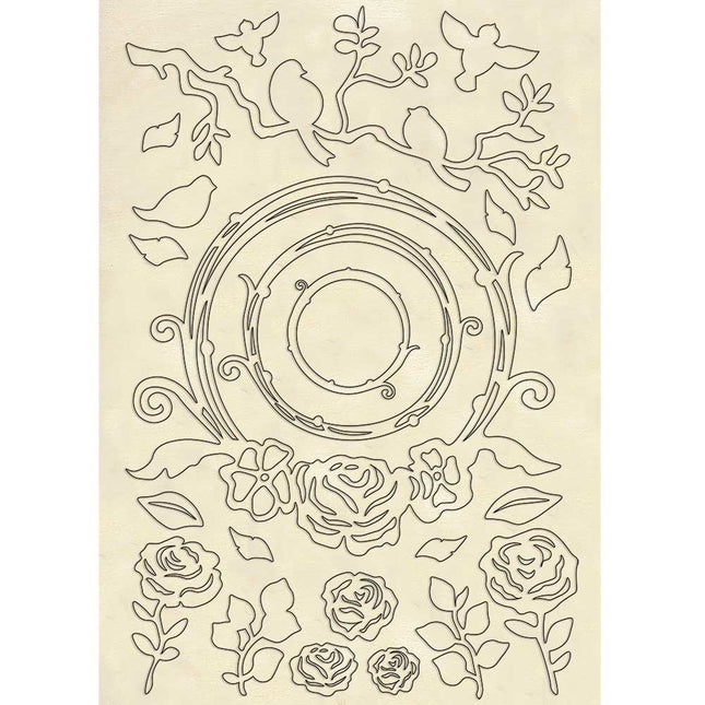 Wooden shape A5 Garlands