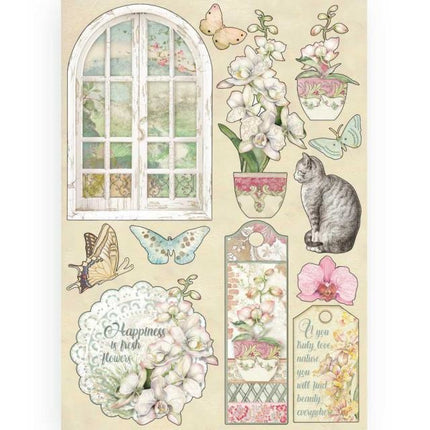 Colored Wooden frame A5 - Window