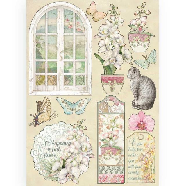 Colored Wooden frame A5 - Window