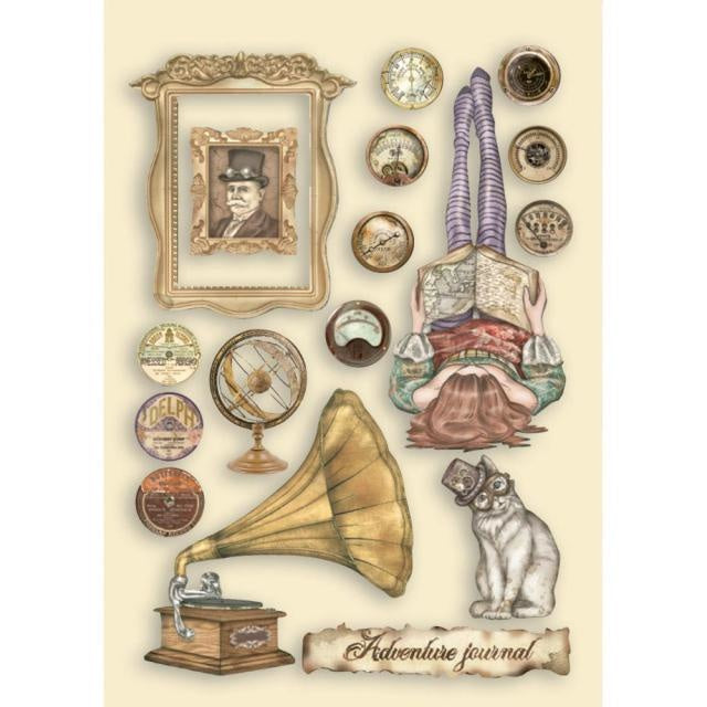 Colored Wooden shape A5 - Lady Vagabond Lifestyle cat