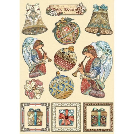 Colored Wooden shape A5 - Christmas Greetings