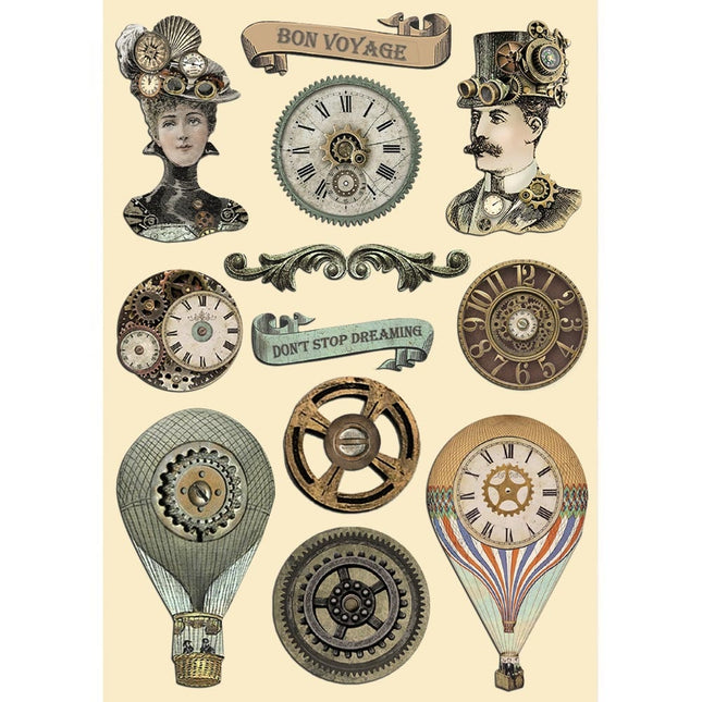 Colored Wooden shape A5 - Voyages Fantastiques