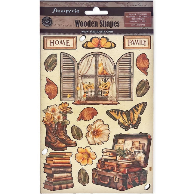 Colored Wooden shape A5 - Golden Harmony accessories