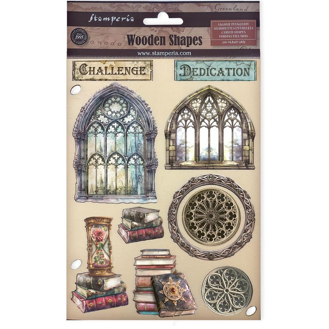 Colored Wooden shape A5 - Master of Magic