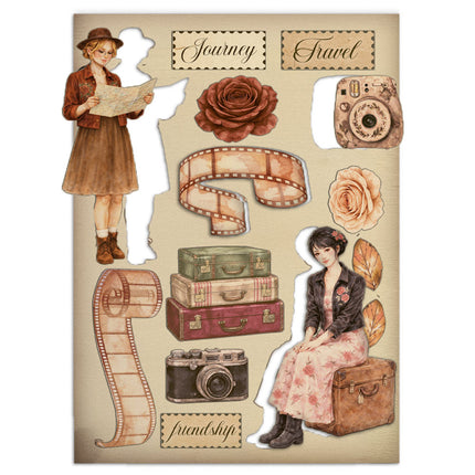 Printed decorative Wooden shape for Art and Craft A5 - Our Way