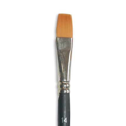 Flat point brush size 14