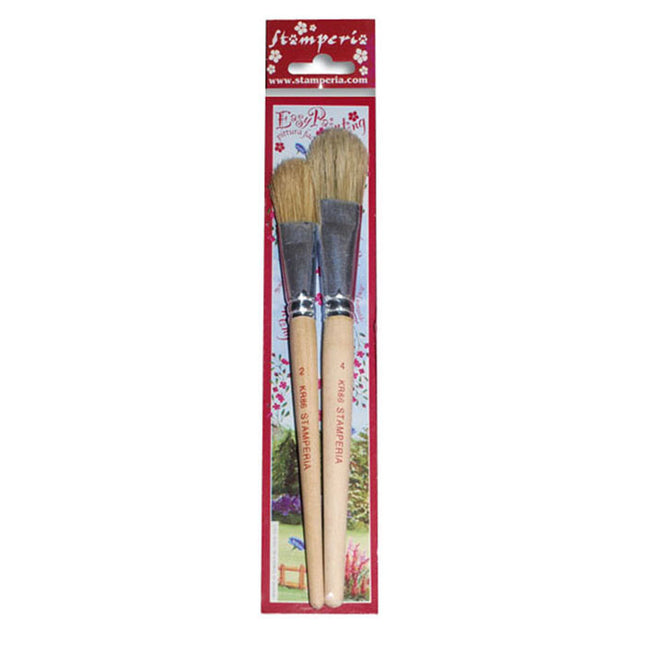 Set 2 brushes "standarino" size 4/2