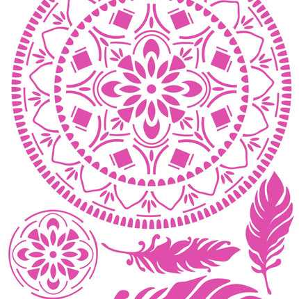 Stencil G cm. 21x29,7 Dreamcatcher
