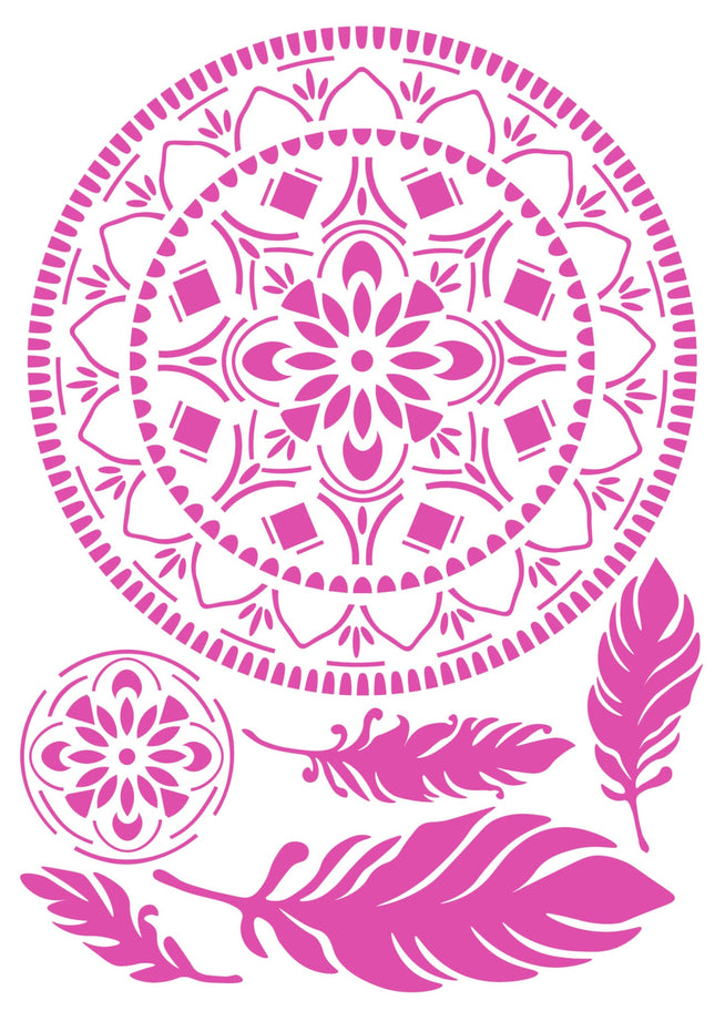 Stencil G cm. 21x29,7 Dreamcatcher