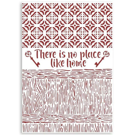 Stencil G cm 21x29,7 - Casa Granada There is no place like home