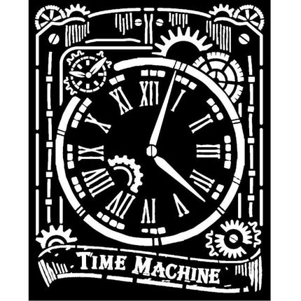 Thick Stencil 20x25 cm - Clock