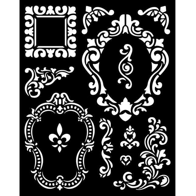 Thick stencil 20x25 cm - Alice frames