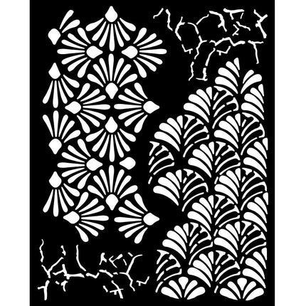 Thick stencil cm 20X25 - Alterego mixed patterns