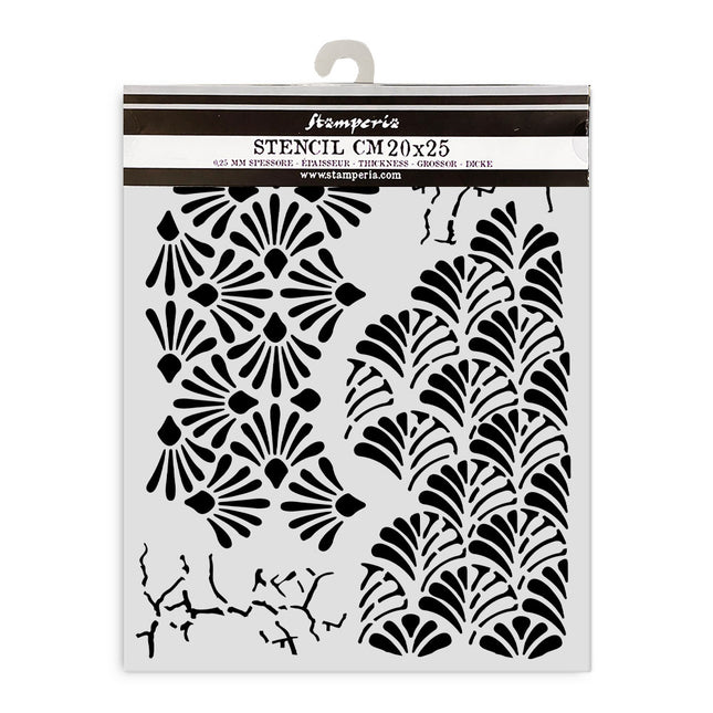 Thick stencil cm 20X25 - Alterego mixed patterns